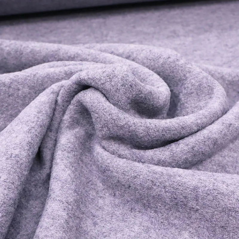 100% Boiled Wool - Pale Grey