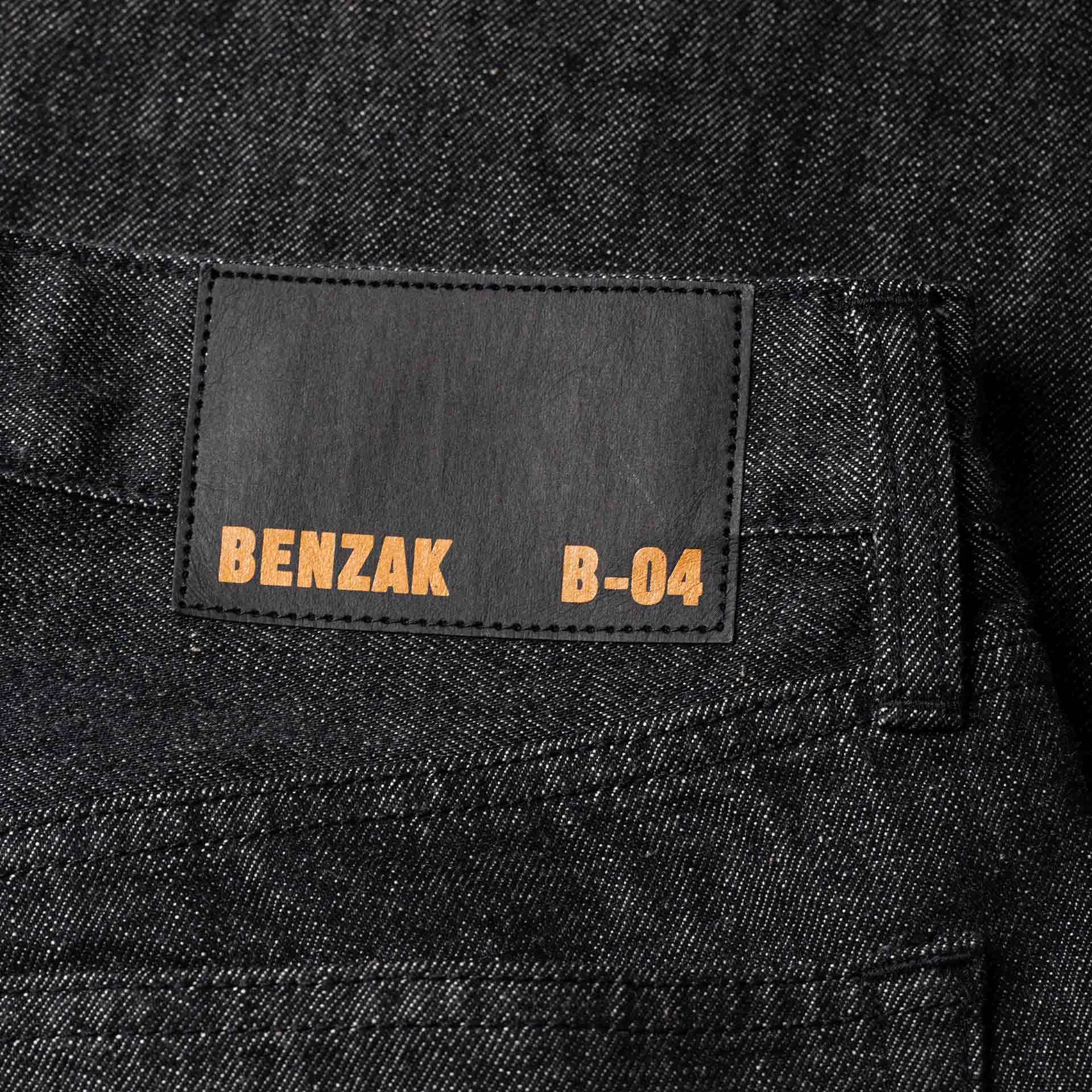 B-04 RELAXED 14 oz. selvedge colour denim / black