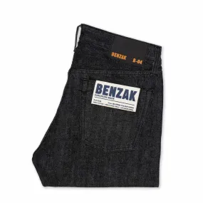 B-04 RELAXED 14 oz. selvedge colour denim / black