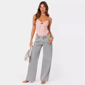 Bohemian Dream Relaxed Fit Printed Jeans