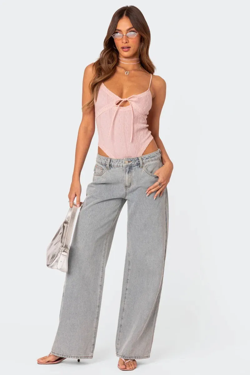 Bohemian Dream Relaxed Fit Printed Jeans