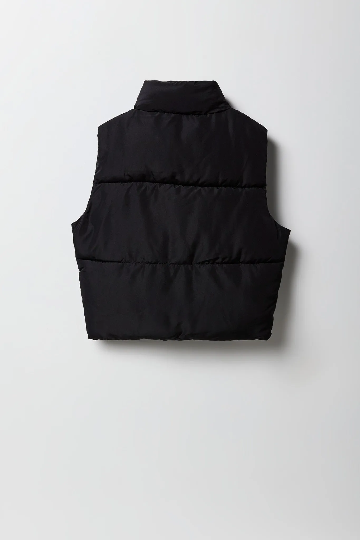 Boys Mock Neck Puffer Vest