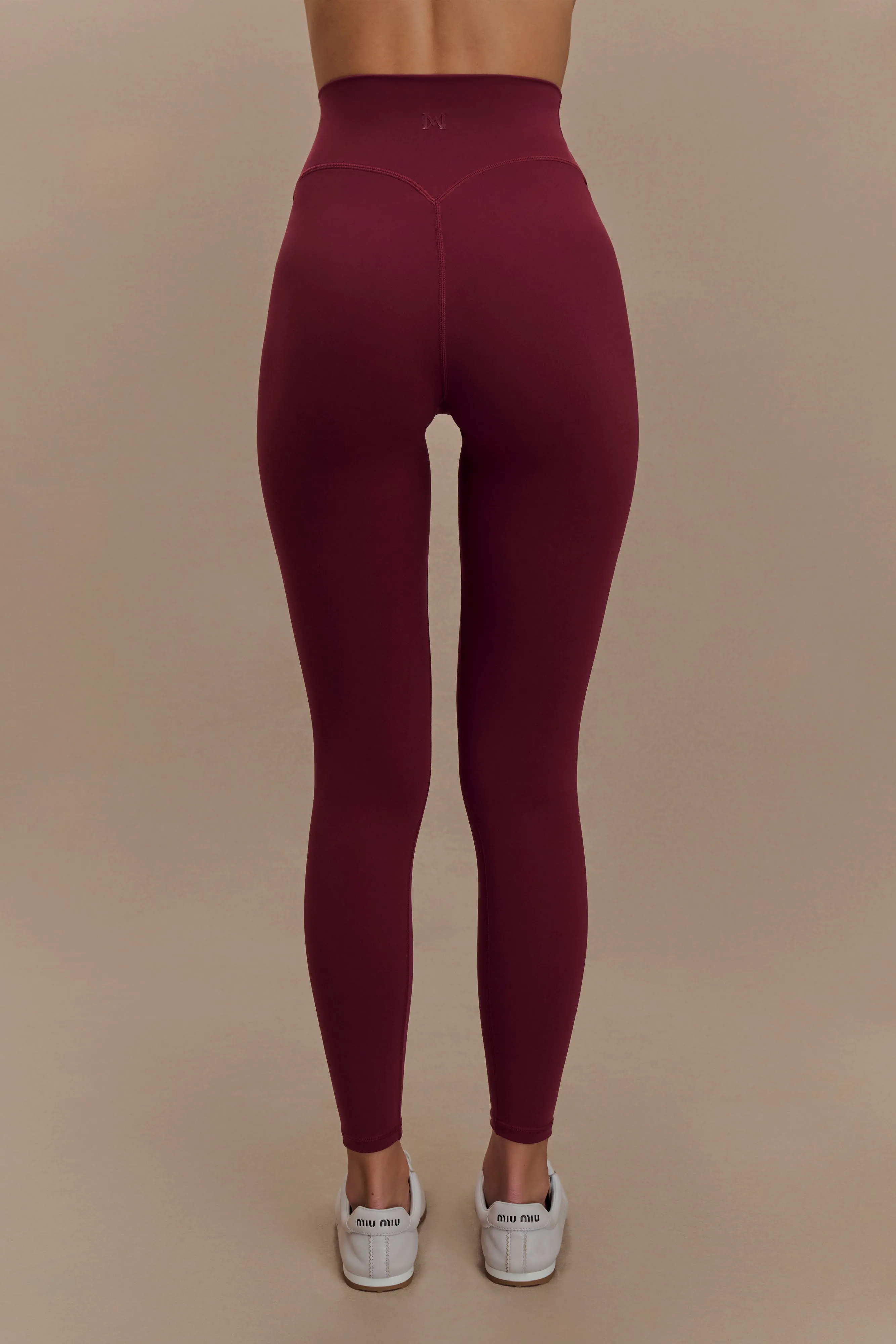 Callie Active Leggings - Burgundy