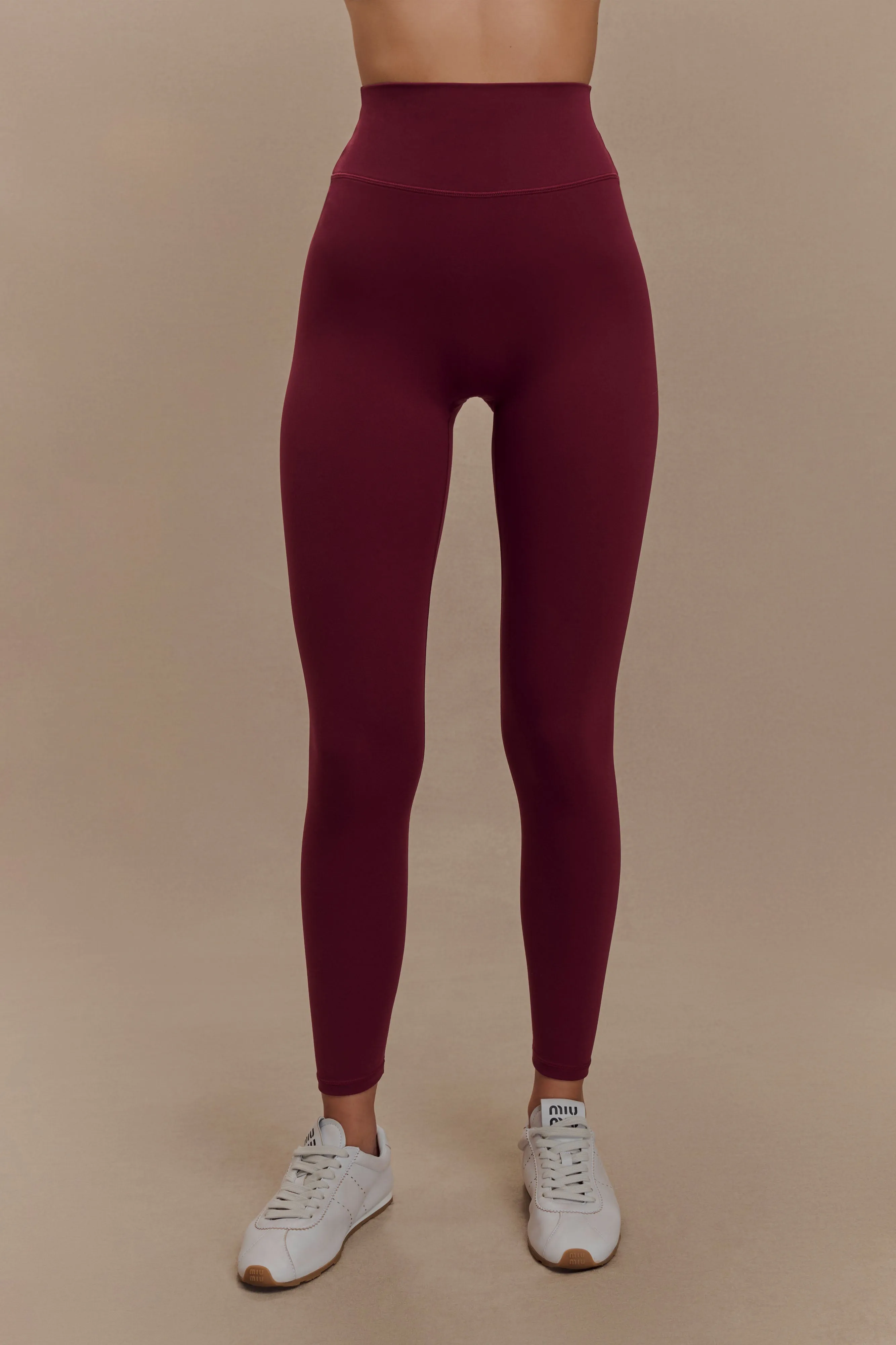 Callie Active Leggings - Burgundy