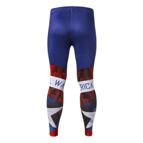 CAPTAIN AMERICA Compression Leggings/Pants for Men