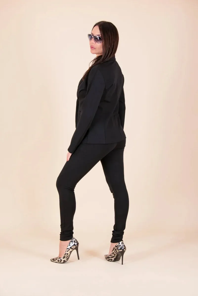 Chic Black Sporty leggings LILI