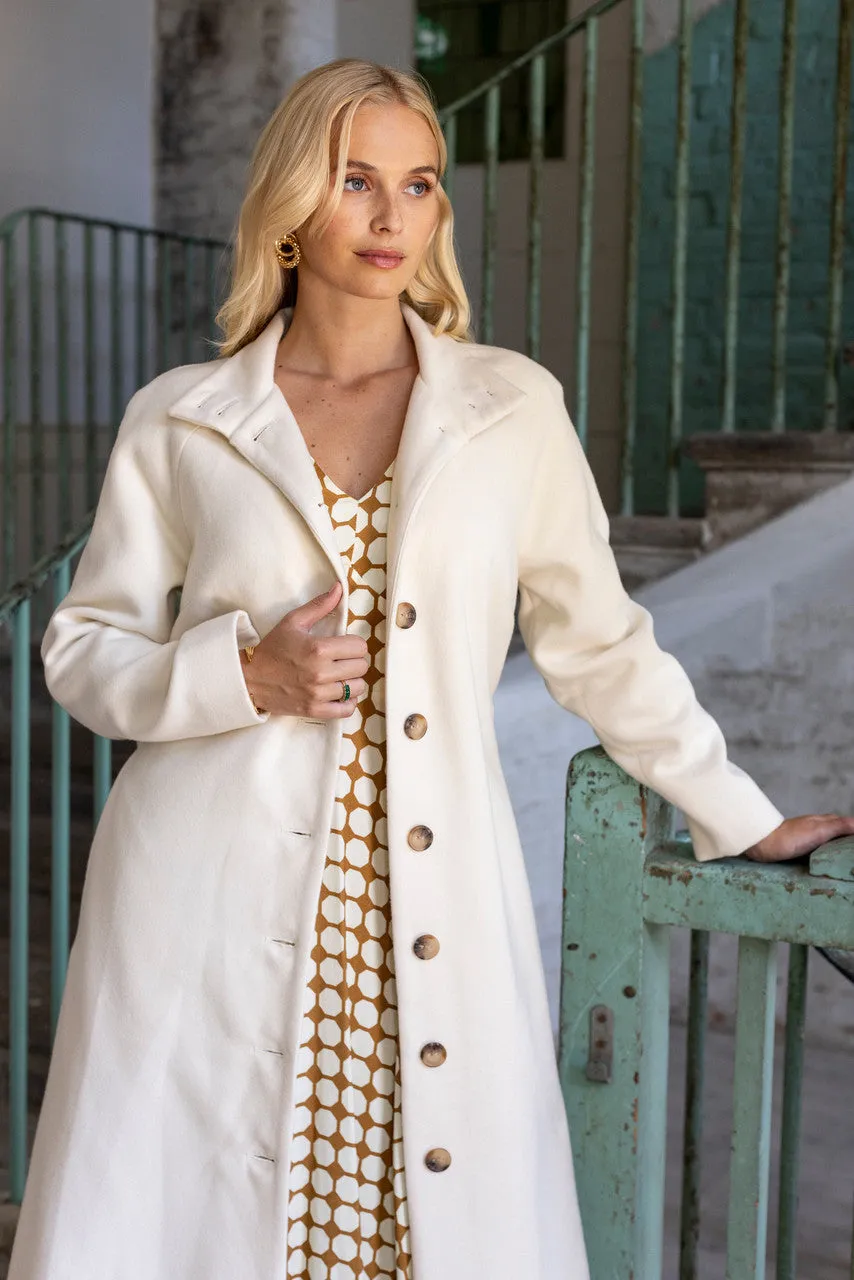 CLOSET LONDON CREAM LONG COAT