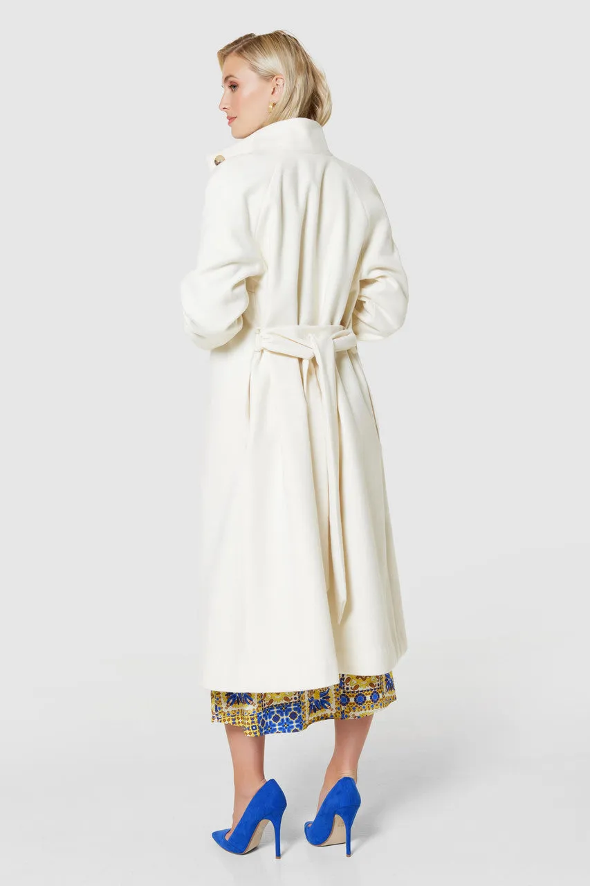 CLOSET LONDON CREAM LONG COAT