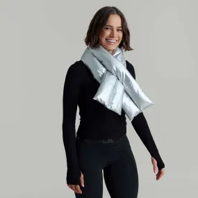 CLQ Puffer Scarf - Silver