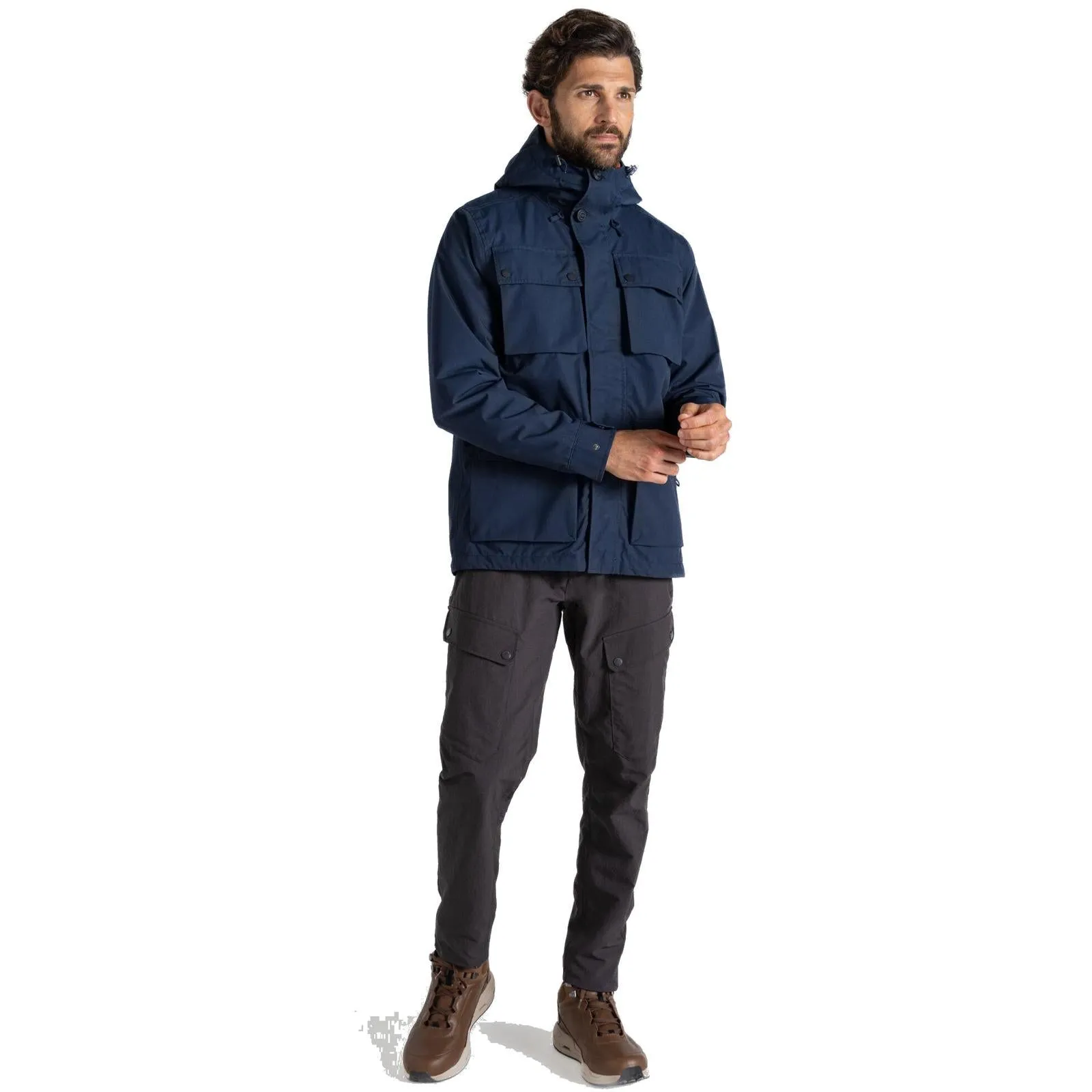 Craghoppers Mens Hartley Waterproof Hooded Jacket