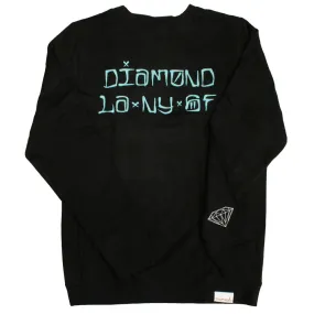 Diamond Supply Co Cities Sweatshirt Black