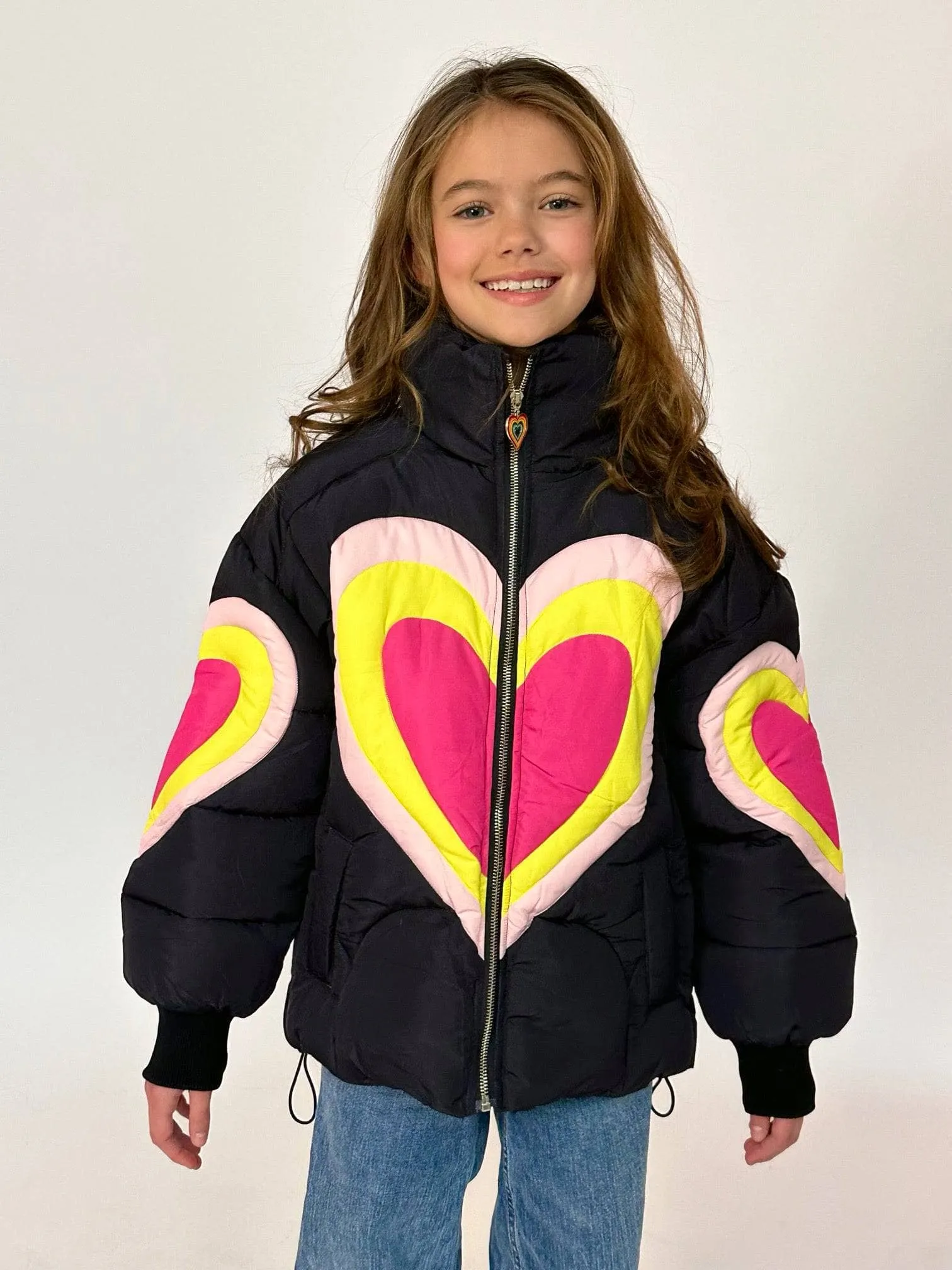 Electric Hearts Puffer