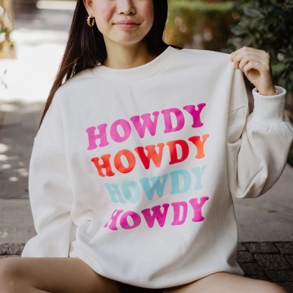 Howdy Howdy Howdy Women Wholesale Sweatshirt