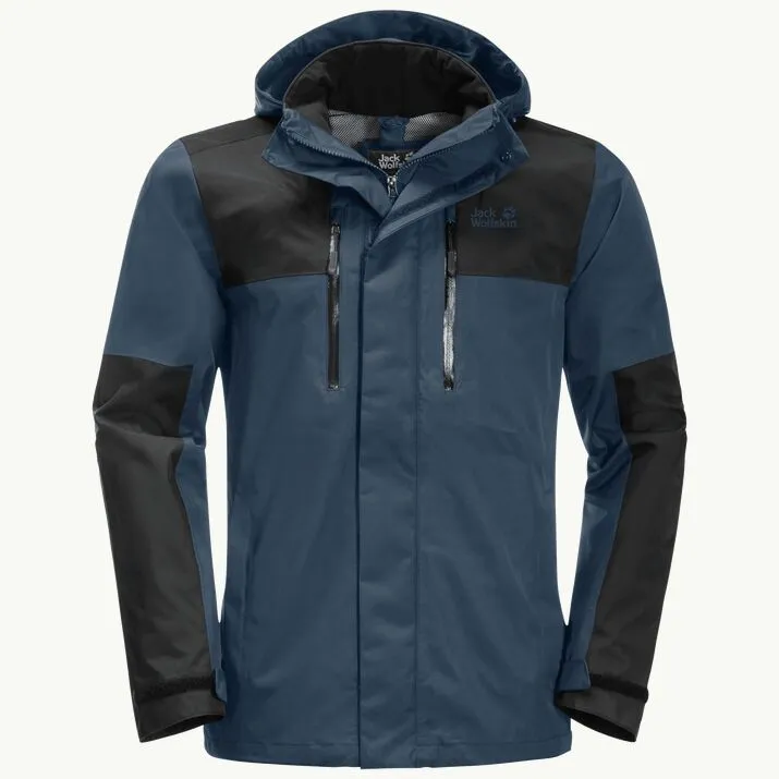 Jack Wolfskin Men's Jasper Flex Jacket Thunder Blue