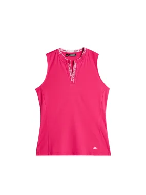 Leya Sleeveless Top / Pink Peacock