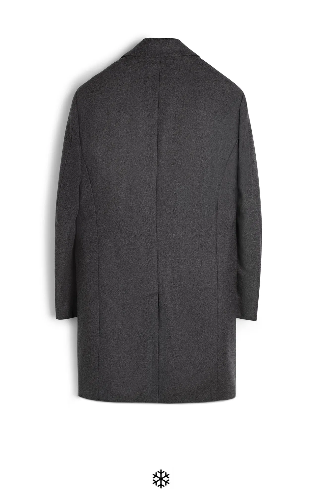 LIMITED EDITION: GRAPHITE WOOL & CASHMERE TOPCOAT