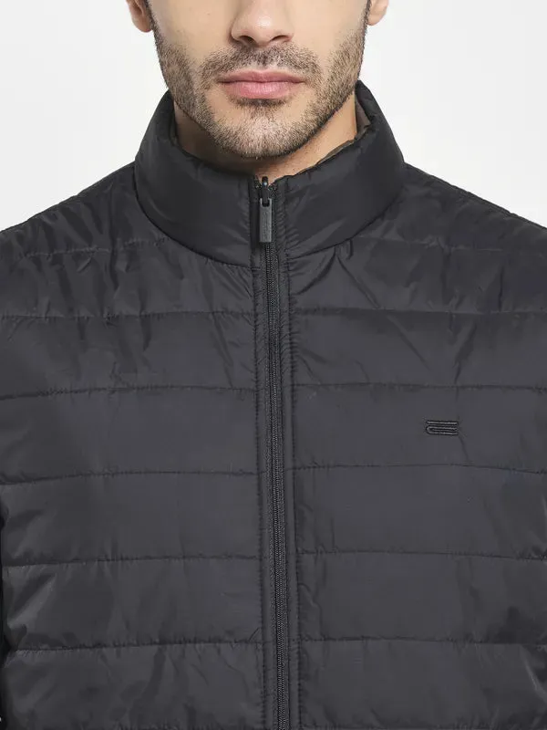 Men Black Puffer Jacket