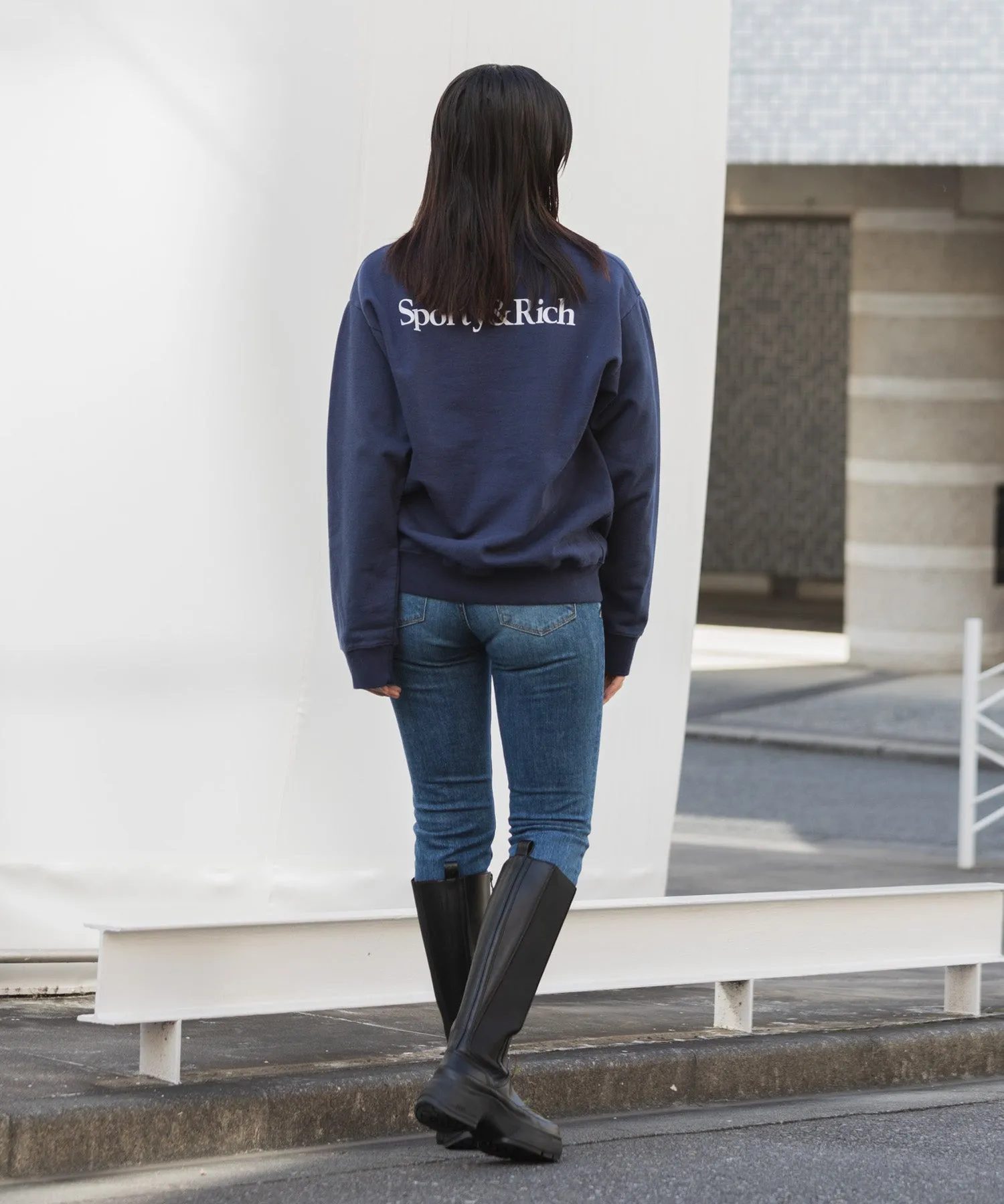 【MEN , WOMEN】Sporty&Rich Yankees Crewneck