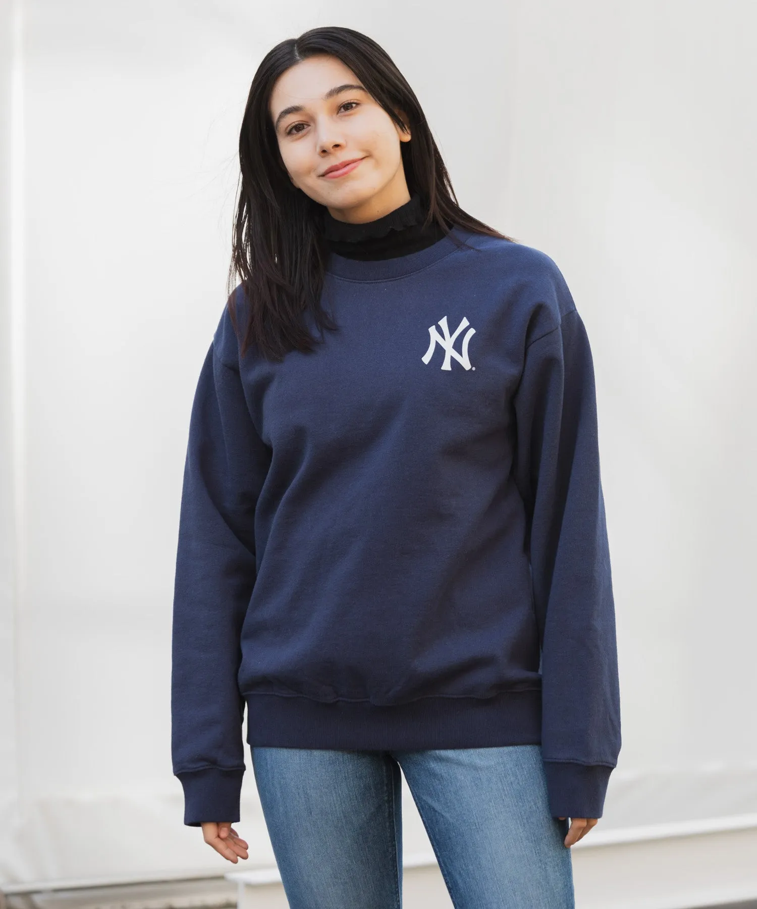 【MEN , WOMEN】Sporty&Rich Yankees Crewneck