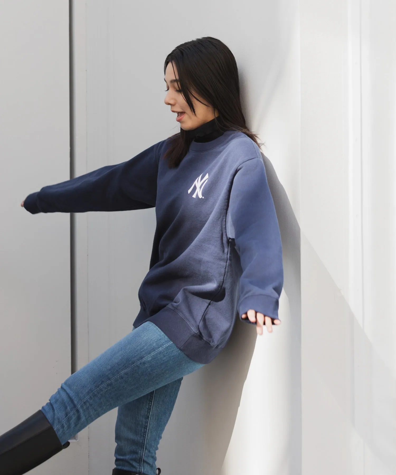 【MEN , WOMEN】Sporty&Rich Yankees Crewneck