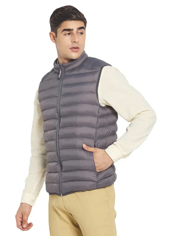 Mettle Men Grey Puffer Jacket