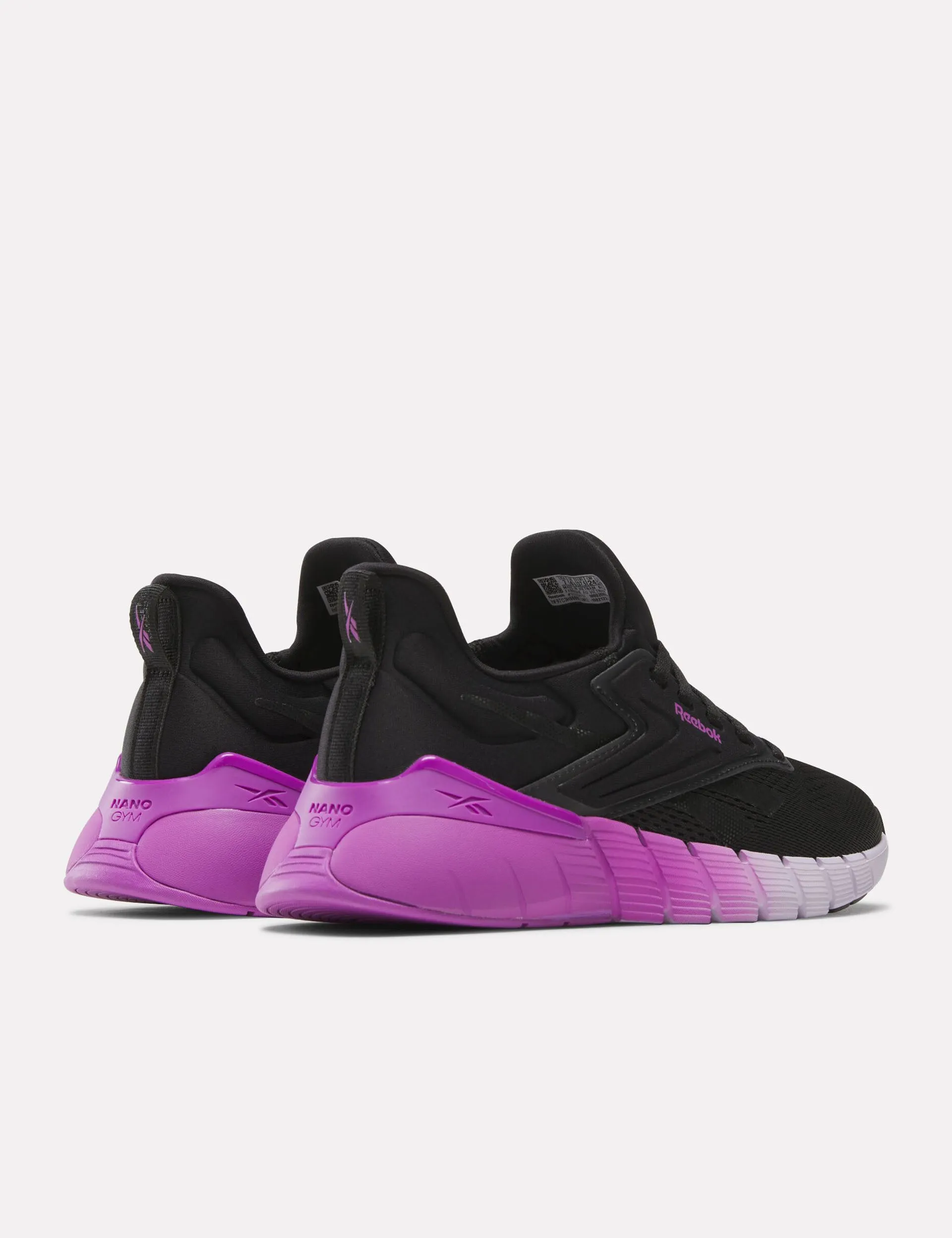 Nano Gym Shoes - Black/Purple Rave/Digital Gleam