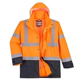 PORTWEST® Hi Vis 5-In-1 Executive Waterproof Jacket - ANSI Class 3 - US768