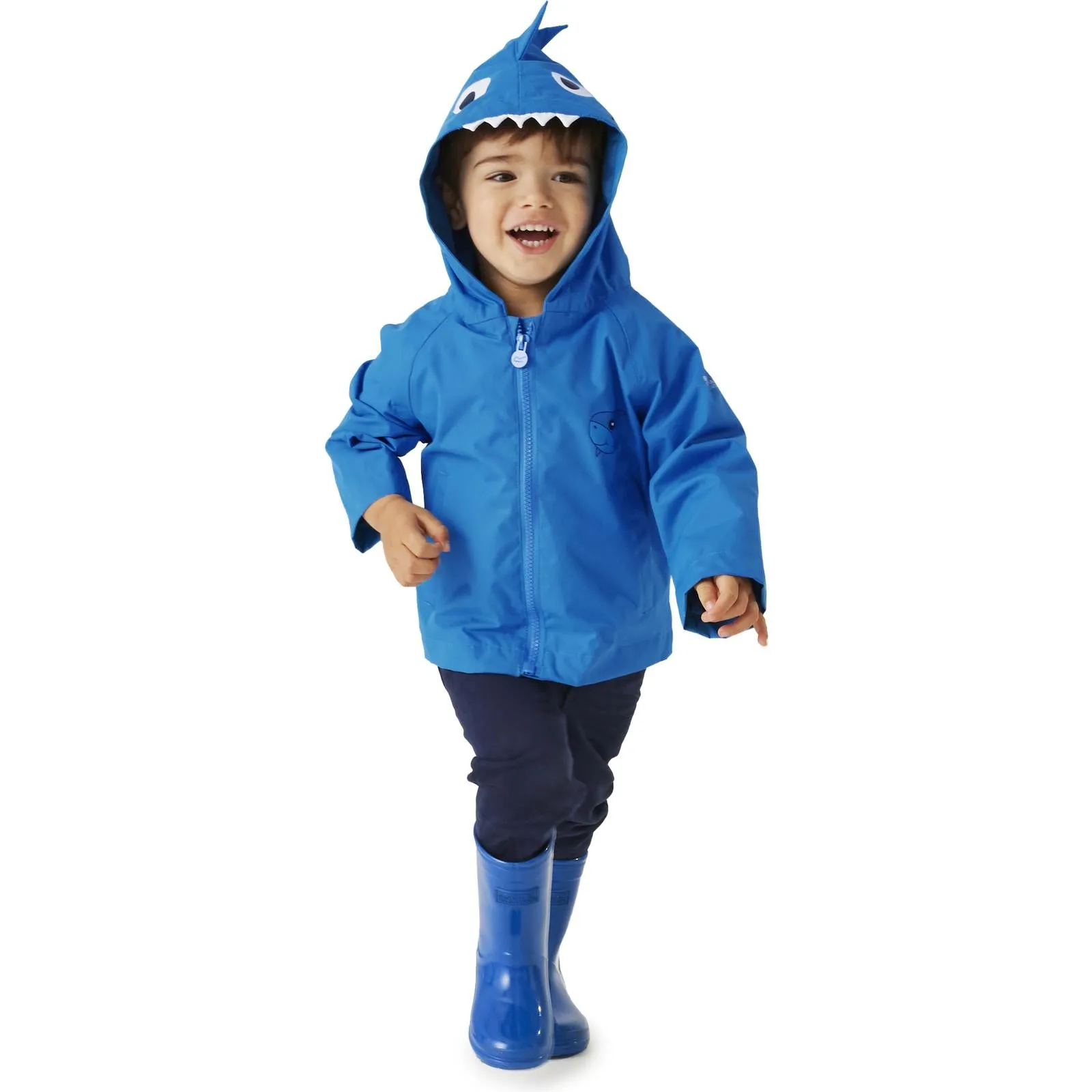 Regatta Kids Animal Print Hooded Waterproof Jacket