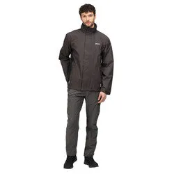 Regatta Matt Men's Waterproof Jacket  Ash Black