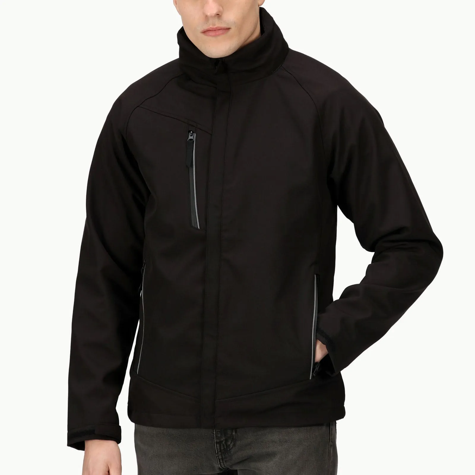 Regatta Professional Mens Apex Waterproof Softshell Jacket - Black