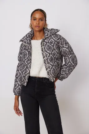 SALE - Mollie Printed Puffer Jacket