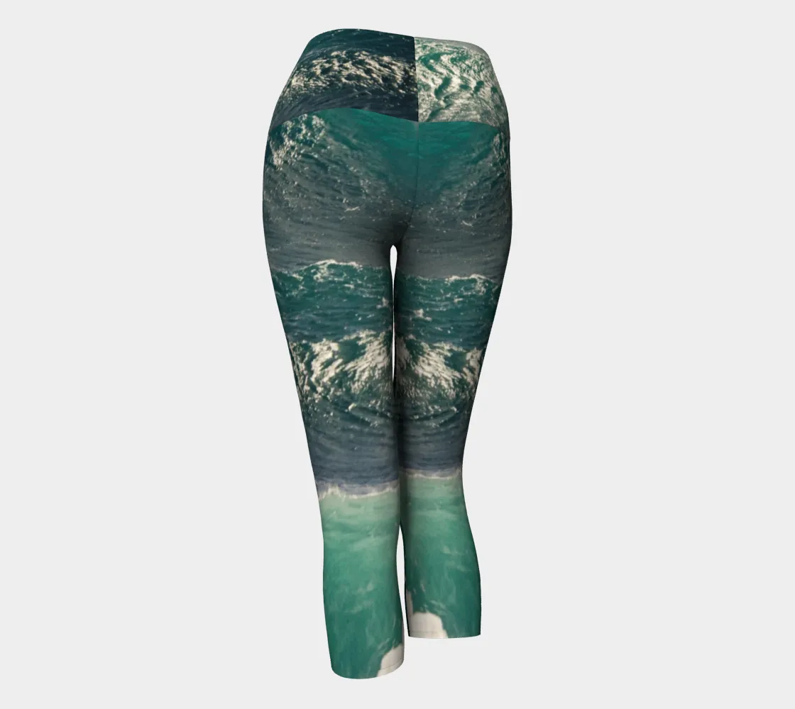 Shiny Waves Fashion   Yoga Capris