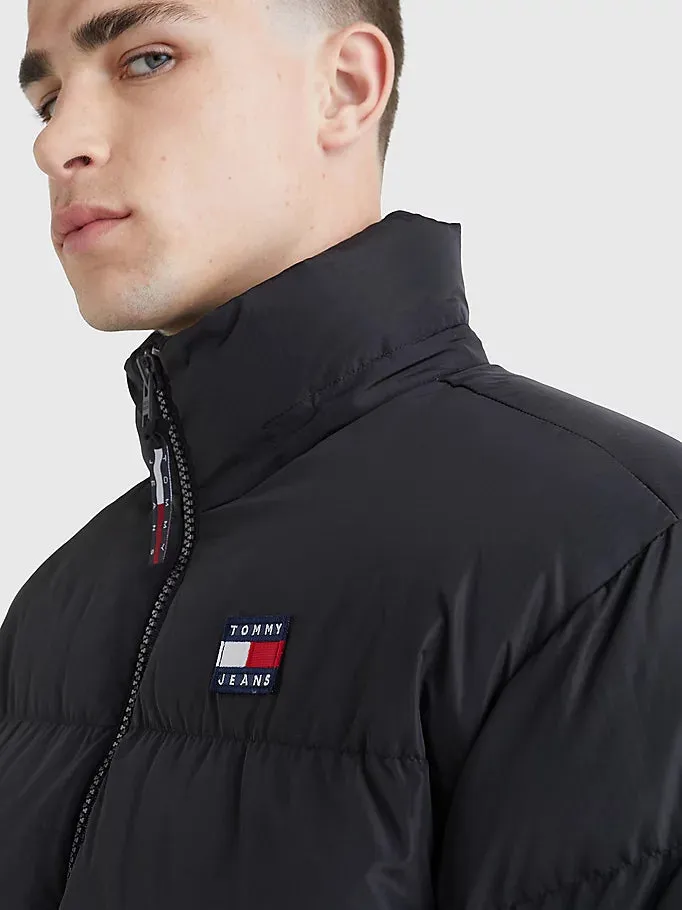 Tommy Jeans Alaska Casual Fit Hooded Puffer Jacket - Black